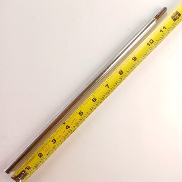 3/16 Threaded 3/8x12" Straight Cymbal Arm Rod Chrome Stand Part — main photograph