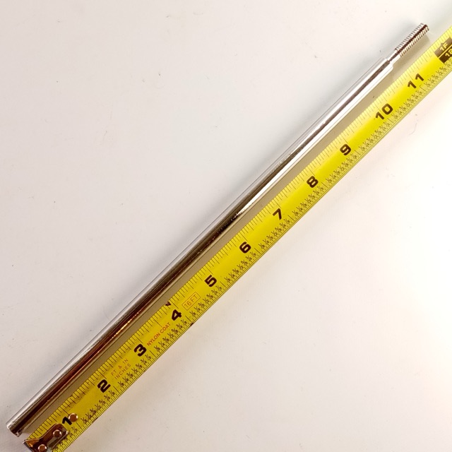 3/16 Threaded 3/8x12" Straight Cymbal Arm Rod Chrome Stand Part — main photograph