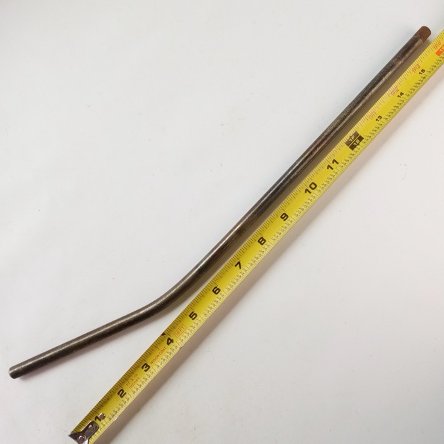 Ludwig Nickel Straight Clipper Club Date Floor Tom Drum Leg Vintage 50s WFL USA — main photograph