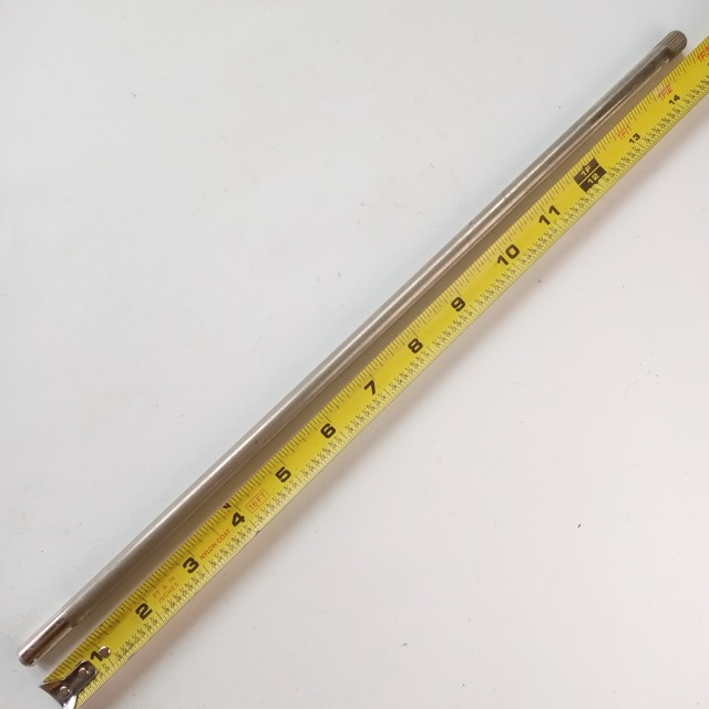 Ludwig/WFL Club Date Clipper 3/8x15"Straight Floor Tom Leg Smooth Nickel 50s-60s — main photograph