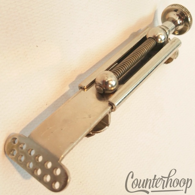 Ludwig Snare Drum Strainer 30s Vintage USA Marching/Parade Tensioner Nickel* — main photograph