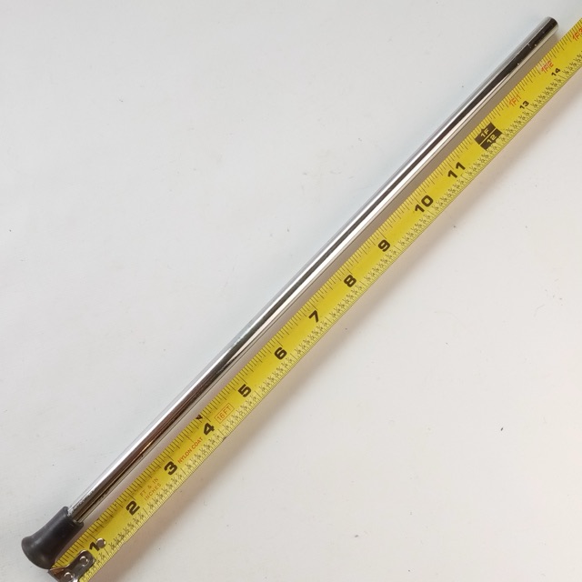 3/8"x 14 3/4" Straight Floor Tom Drum Leg Smooth Chrome Vintage Slingerland/MIJ — main photograph