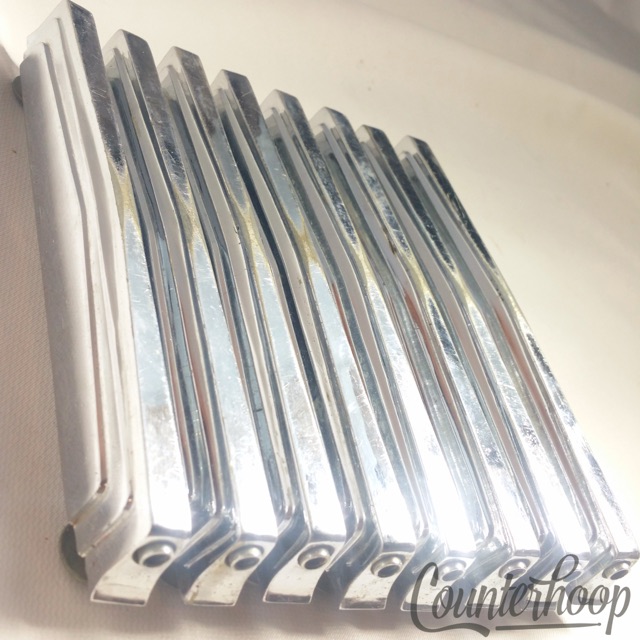 Ludwig 8x Imperial Bass Drum Lugs 6 3/8" Vintage 60s Chrome Marching Snare/Tom* — main photograph