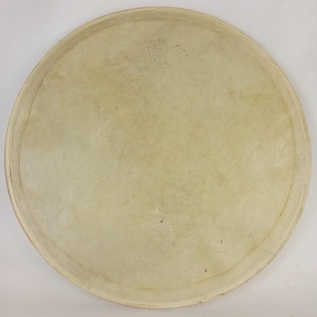 WFL Drum Co/Ludwig 15"Calf Skin Keystone Snare/Tom Head Batter/Resonant 40s USA — main photograph