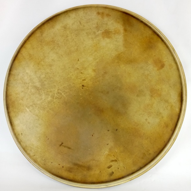 Ludwig 18"Calf Skin Bass Drum Head Maple Flesh Hoop Superior Floor Tom Vintage50 — main photograph