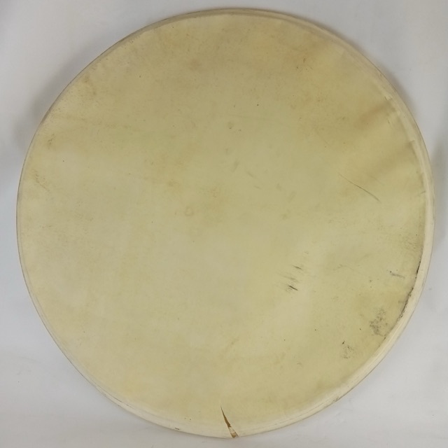 Gretsch 22"Calf Skin Bass Drum Head 3Ply Maple Flesh Hoop Broadkaster Vintage50s — main photograph