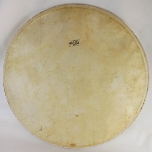 Slingerland 24 1/8"Radio King Bass Drum Calf Skin Head Vintage40 Batter/Resonant — main photograph