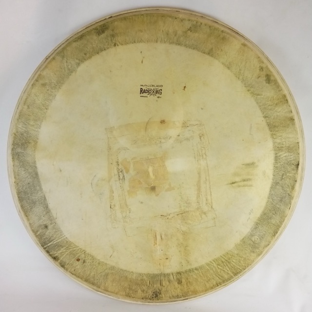 Slingerland 24"Calf Skin Radio King Bass Drum Head Vintage 40s Batter/Resonant* — main photograph