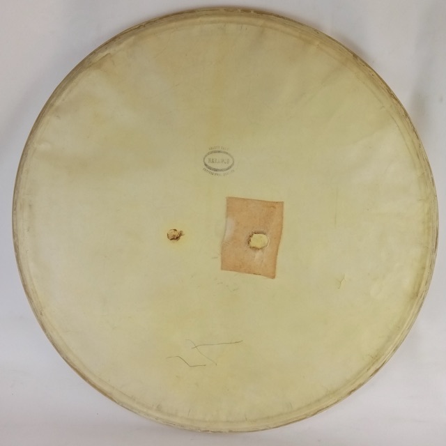 Narawco 22" Bass Drum Select Calf Skin Head USA Batter Professional Quality 30s — main photograph