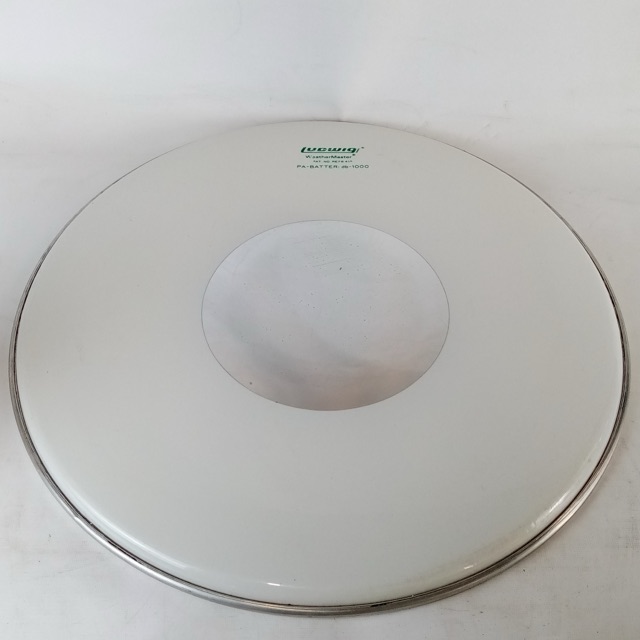 Ludwig Silver-Dot Weather Master 18" Floor Tom Drum Head PA-Batter db1000 70s US — main photograph