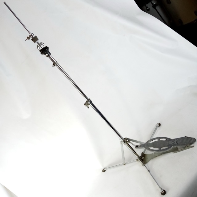 Ludwig WFL Flat-Base Hi-Hat Cymbal Stand #1121 Speed-King+Clutch Vintage 50s USA — main photograph
