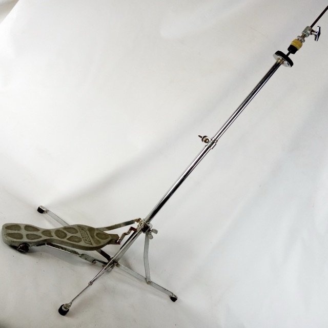 Gretsch Flat-Base Hi-Hat Cymbal Stand Vintage 60s Flush Tripod Round Badge#4844W — main photograph
