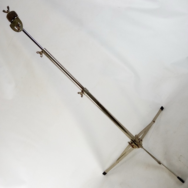 Gretsch Dewey Cymbal Stand Flat-Base Nickel Vintage 50s Crash/Ride Flush Rogers — main photograph