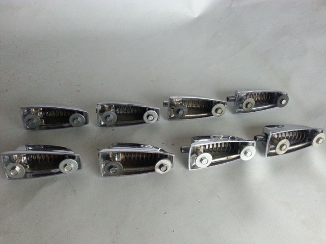 Ludwig Bass Drum Floor Tom Classic Lugs 8x Chrome 1 11/16" Vintage 60s* — main photograph