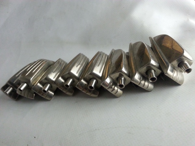 Ludwig WFL Bass Drum Floor Tom Classic Lugs 8x Nickel 1 11/16" Vintage 50s * — main photograph