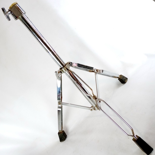 Ludwig Double Tom Drum/Cymbal Stand Holder Tripod Base Vintage 80s Rockers Black — main photograph