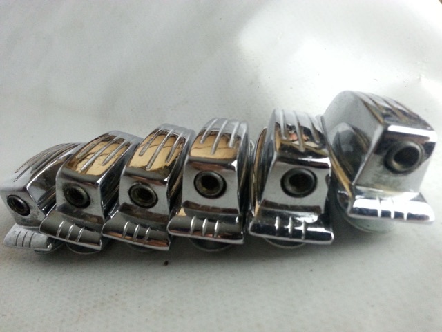 Ludwig 6x Tom Drum Small Classic Lug Chrome 1 1/4" Vintage 60s Short Swivel-Nut — main photograph