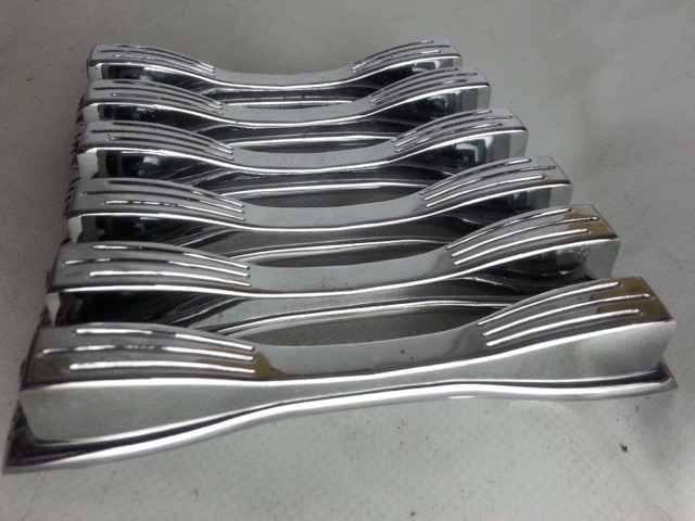 Ludwig 6x Mach Tom Drum Lugs Chrome Vintage 60s-70s* — main photograph