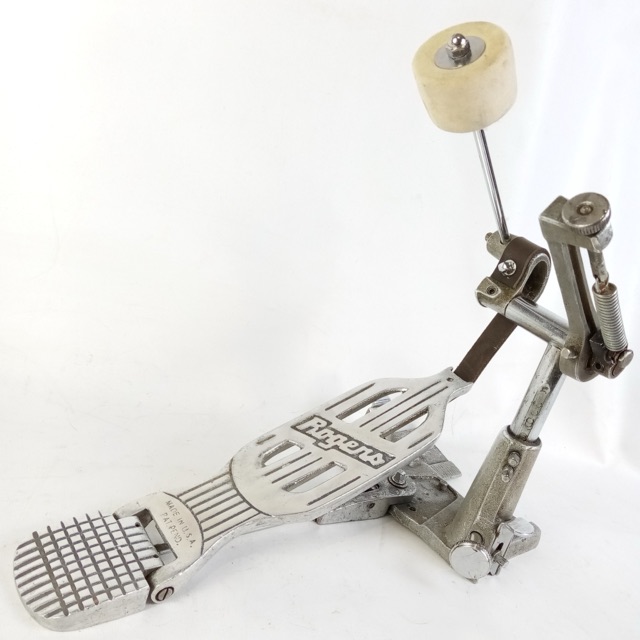 Rogers Pre-CBS Split-Heel Swiv-O-Matic Foot Pedal Bass Drum 396R Vintage 60s USA — main photograph