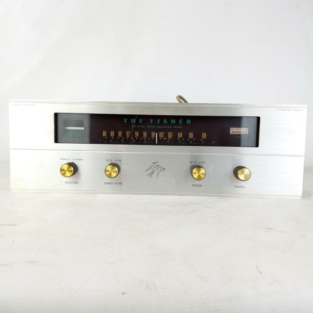 Fisher KM60 Tube Tuner OG Tubes Fully Restored Strata Kit Multiplex AM/FM Analog — main photograph