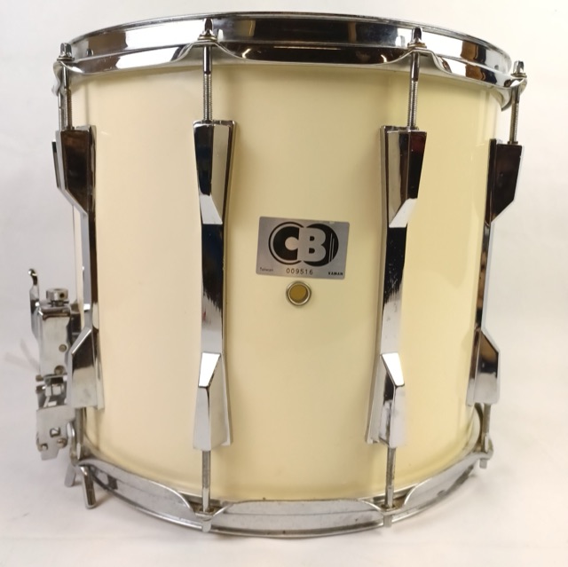 CB Drums 12x14"10Lug CB700 Marching Parade Snare Drum Piano White Wrap 8Pl Kaman — main photograph