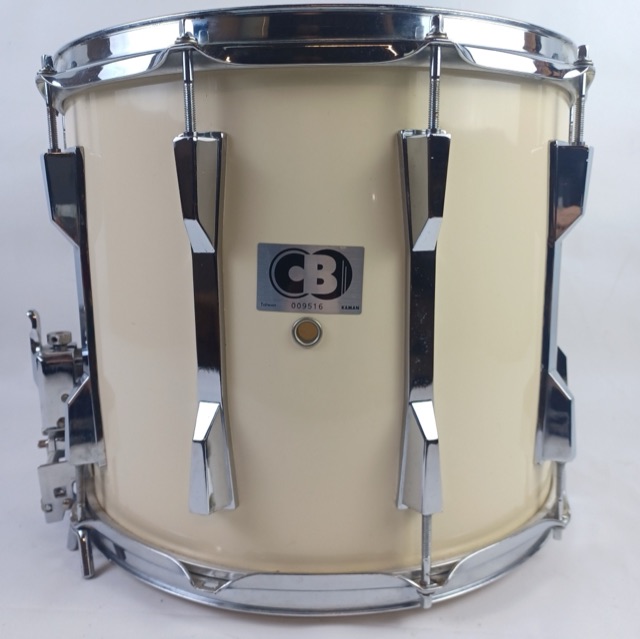 CB Drums 12x14"10Lug CB700 Marching Parade Snare Drum Piano White Wrap 8Pl Kaman — main photograph