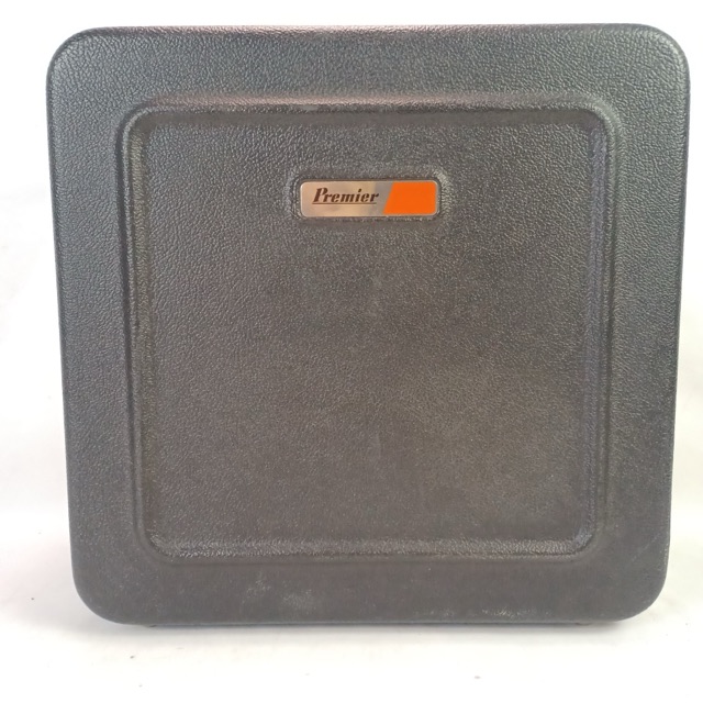 Premier 5.5"x14" Snare Drum Hard Shell Case Vintage 60s-70s England Stand/Sticks — main photograph