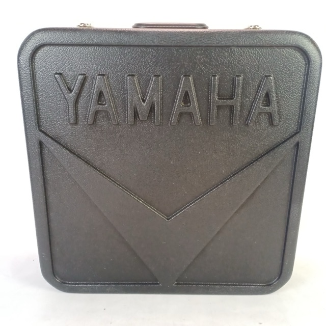 Yamaha 6x14"-15" Snare Drum Hard Shell Case Vintage Blow-Molded +Stands/Sticks — main photograph