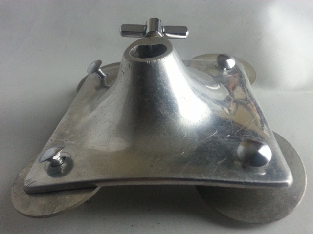 Slingerland Alum. Set-O-Matic Bass Drum Mount Receiver Chicago USA Vintage 60s* — main photograph