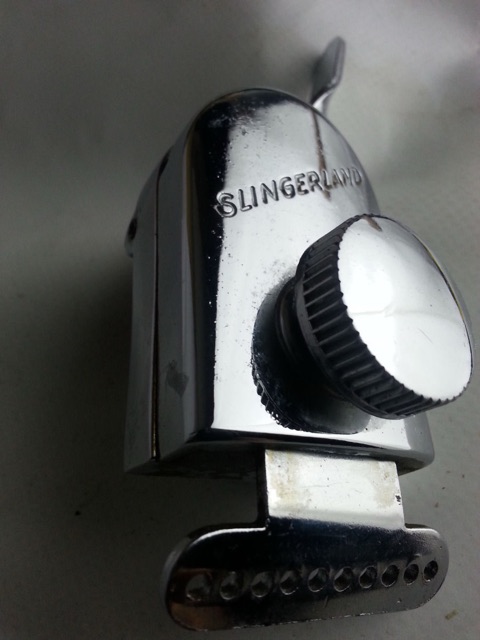 Slingerland Zoomatic Throw-Off Snare Drum Strainer Complete Chrome Vintage 60* — main photograph