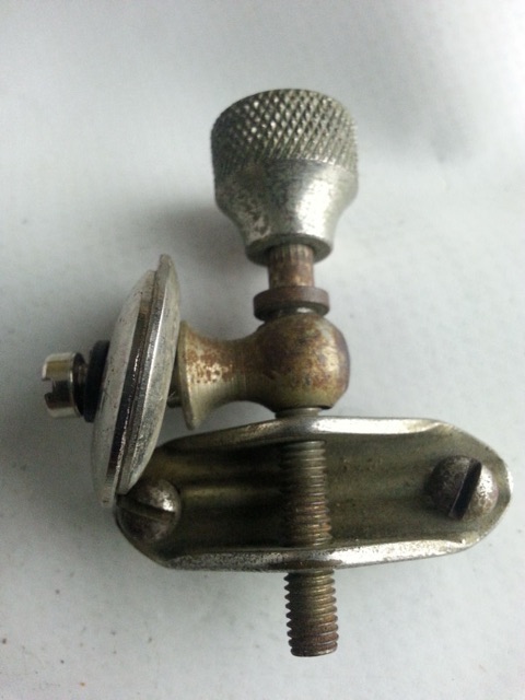 Slingerland Single-Point Snare Drum Strainer Marching/Parade Nickel Vintage 50s — main photograph