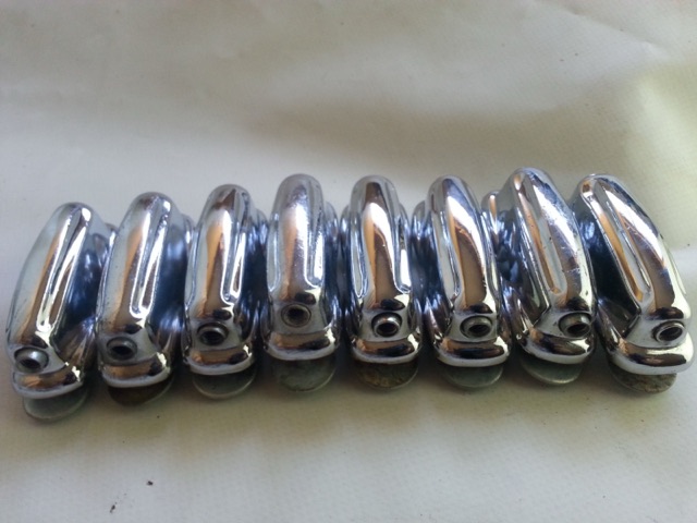 Slingerland 8x Snare Drum Lugs Chrome Sound King Vintage 60s Artist Ace 2 1/4"* — main photograph