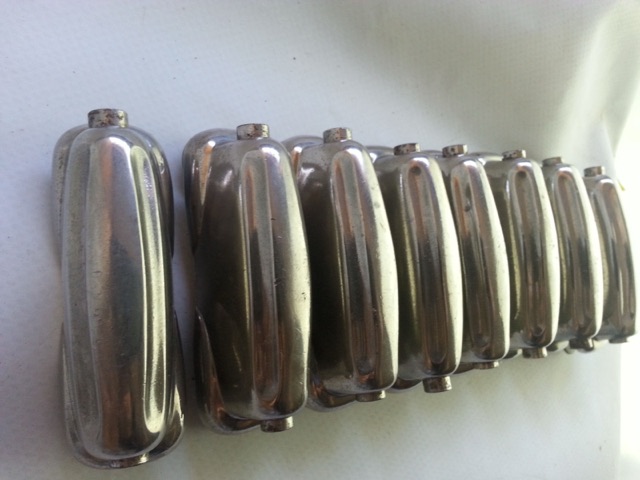 Slingerland 8x Snare Drum Lugs Nickel Sound King Vintage 50s Radio King 2 1/4"* — main photograph