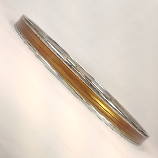 Pearl 22" Steel Bass Drum Hoop/Rim Chrome Vintage 70s x1.5"x1/4"Kick Metal Japan — main photograph