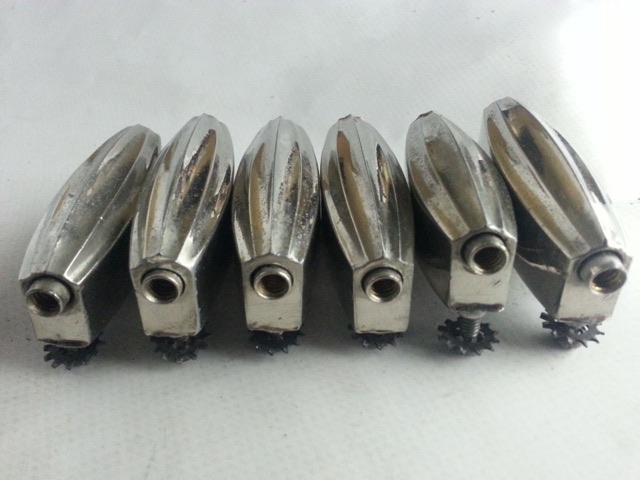 Slingerland 6x Cigar Snare Drum Lugs Streamline Radio King Vintage 40s EXC* — main photograph