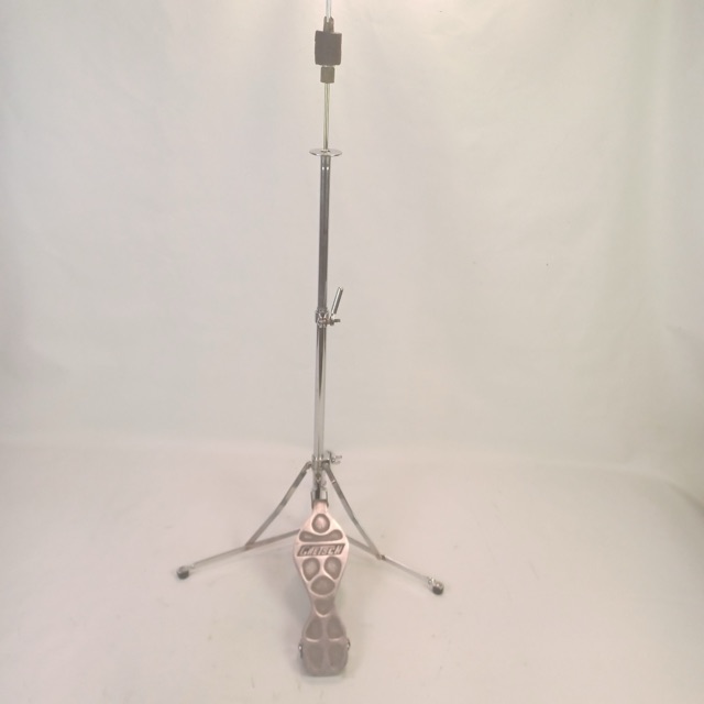 Gretsch #4844 Flat-Base Hi-Hat Cymbal Stand Vintage 60s Flush Tripod Round Badge — main photograph