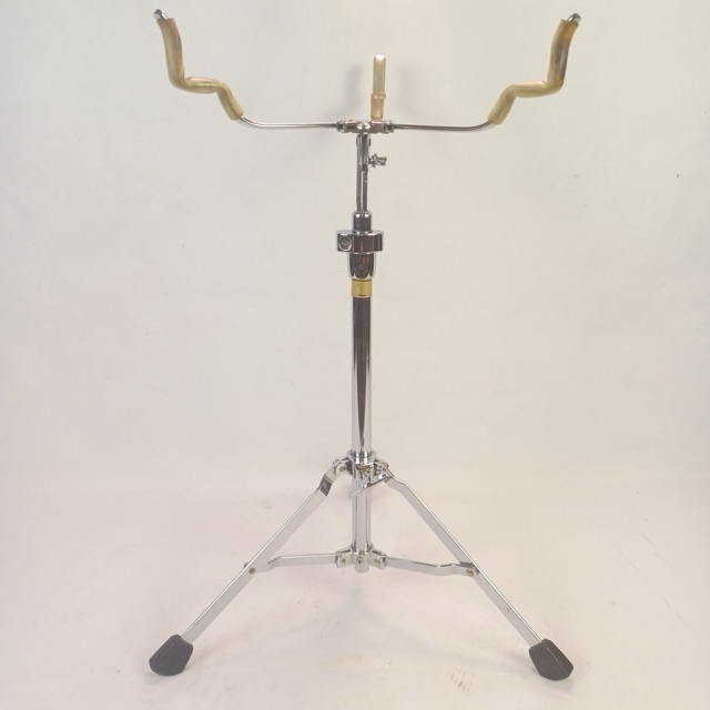 Pearl Snare Drum Stand Single-Braced Tripod + Vintage Basket Chrome Plating — main photograph