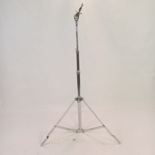 Ludwig Atlas Cymbal Stand #1400/#1402 Vintage 60-70s Chrome Crash/Ride Classic* — main photograph