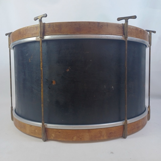 Leedy 12x24"Bass Drum Vintage 30s Elkhart,IN Era Mahogany/Poplar+3 Maple ReRings — main photograph