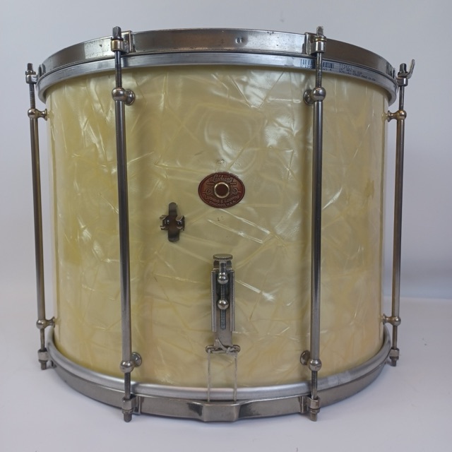 Ludwig 12x16" 30s WMP 3Ply African Mahogany Snare/Tom Drum Marching Vintage — main photograph