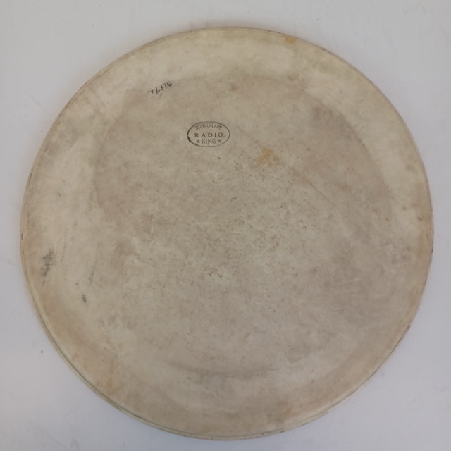 Slingerland 16"Radio King-Stamp Calf Skin Floor Tom Drum Batter/Resonant Head 40 — main photograph