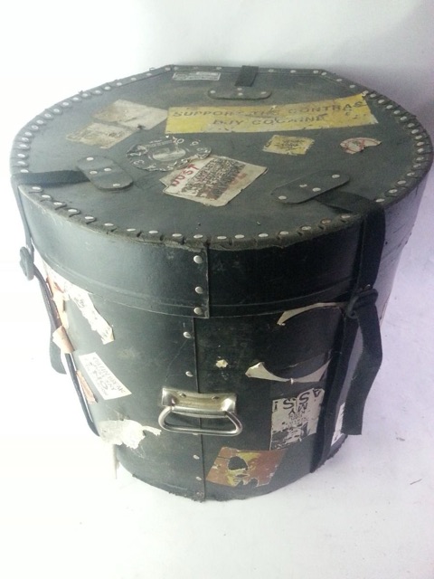 Vintage 16x16"Floor Tom Drum Case Anvil Fiber/Fibre 80s Made in USA Hard Shell* — main photograph