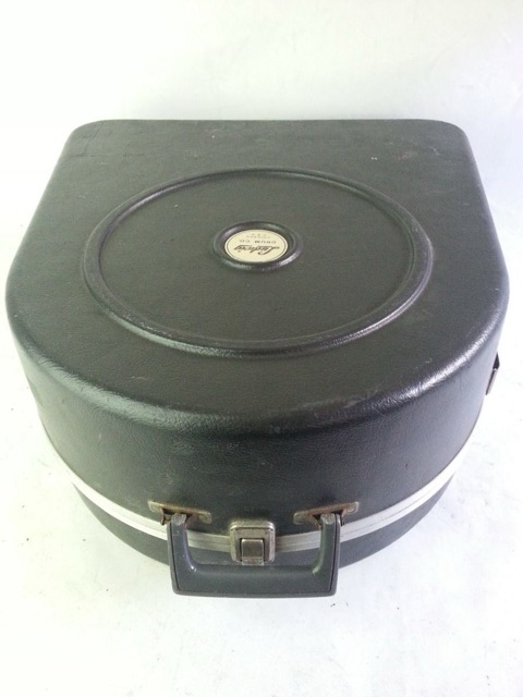 Ludwig 14" x 6.5" Snare Drum / Stand Case Supraphonic Hardshell Vintage 60s USA — main photograph
