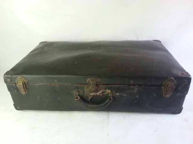 Excelsior 14" x 6.5"Snare Drum / Stand Case Vintage 20s Stamford,CT Lock w/ Key — main photograph