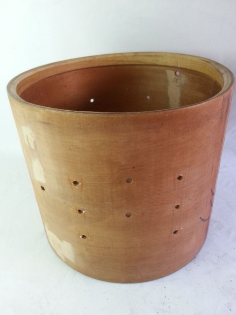 Premier 14x12" Snare/Tom Drum Shell Marching 3ply African Mahogany Vintage 70s* — main photograph