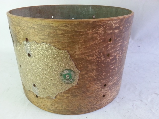 Gretsch 13x9" Ride Tom Drum Shell 6ply Jasper Maple Vintage 60s RB Project* — main photograph