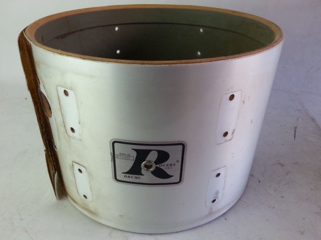 Rogers 13x9" Ride Tom Drum Shell 5ply Maple+Re-Rings Vintage 70s Big R Project* — main photograph