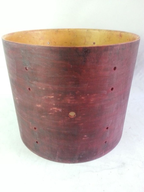 Pearl 12x10"Tom Drum Shell 8ply 100% All-Maple Vintage 80s Made in Japan Virgin — main photograph