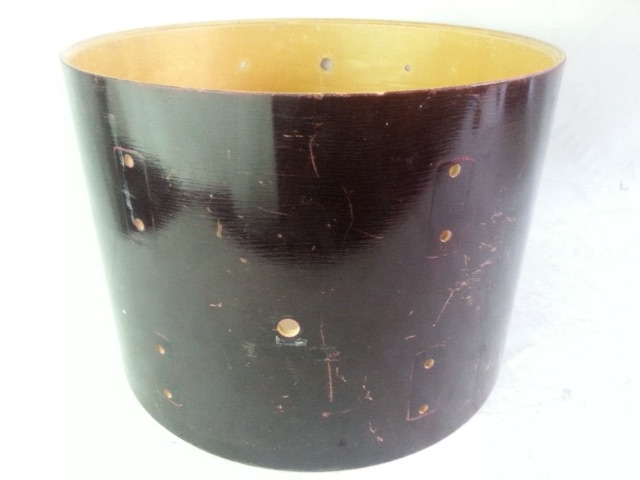 Pearl 14x10"Tom Drum Shell 8ply 100% All-Maple Vintage 80s Made in Japan Virgin — main photograph