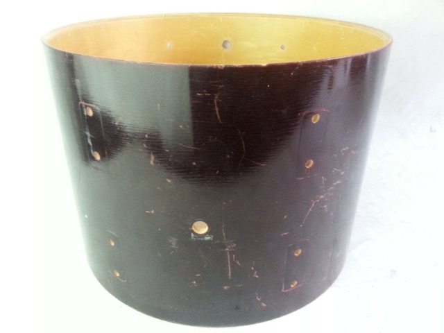Pearl 14x10"Tom Drum Shell 8ply 100% All-Maple Vintage 80s Made in Japan Virgin — main photograph